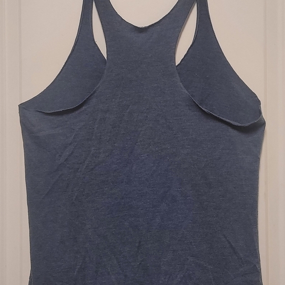 Beetlejuice Graphic Women's Racerback Top Sz Medium Gray/Blue - Picture 2 of 2